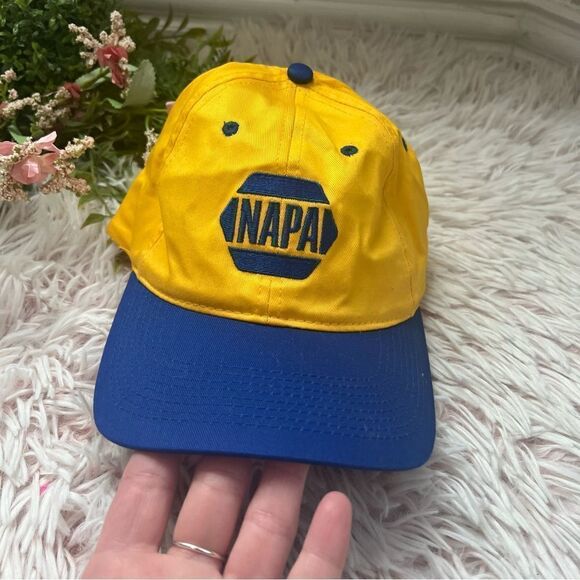 Napa Auto Parts Yellow Blue 75th Anniversary 1925-2000 Adjustable Hat - Picture 2 of 7